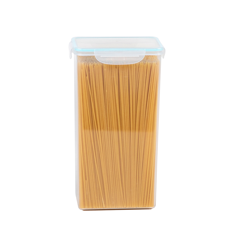 Contenant pour aliments transparent en plastique de 2,6 L avec couvercle hermétique